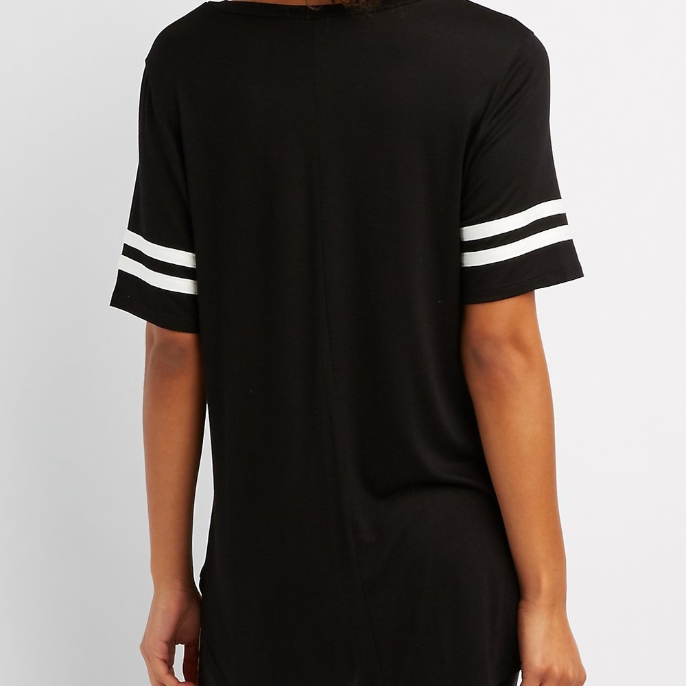 Varsity Stripe Ringer Tee - Picture 2 of 2
